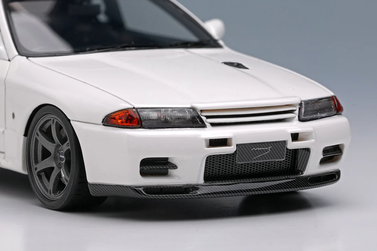 *PREORDER* Make Up Co., Ltd / Eidolon 1:43 Nissan Skyline GT-R (BNR32) Mine's BUILT BY LEGENDS in Shiranami White - Image 6