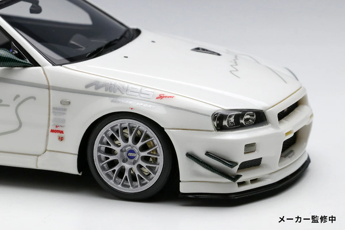Make Up Co., Ltd / Eidolon 1:43 Nissan Skyline GT-R (BNR34) Mine's V-spec N1 2021 (BBS Wheel) - Image 5