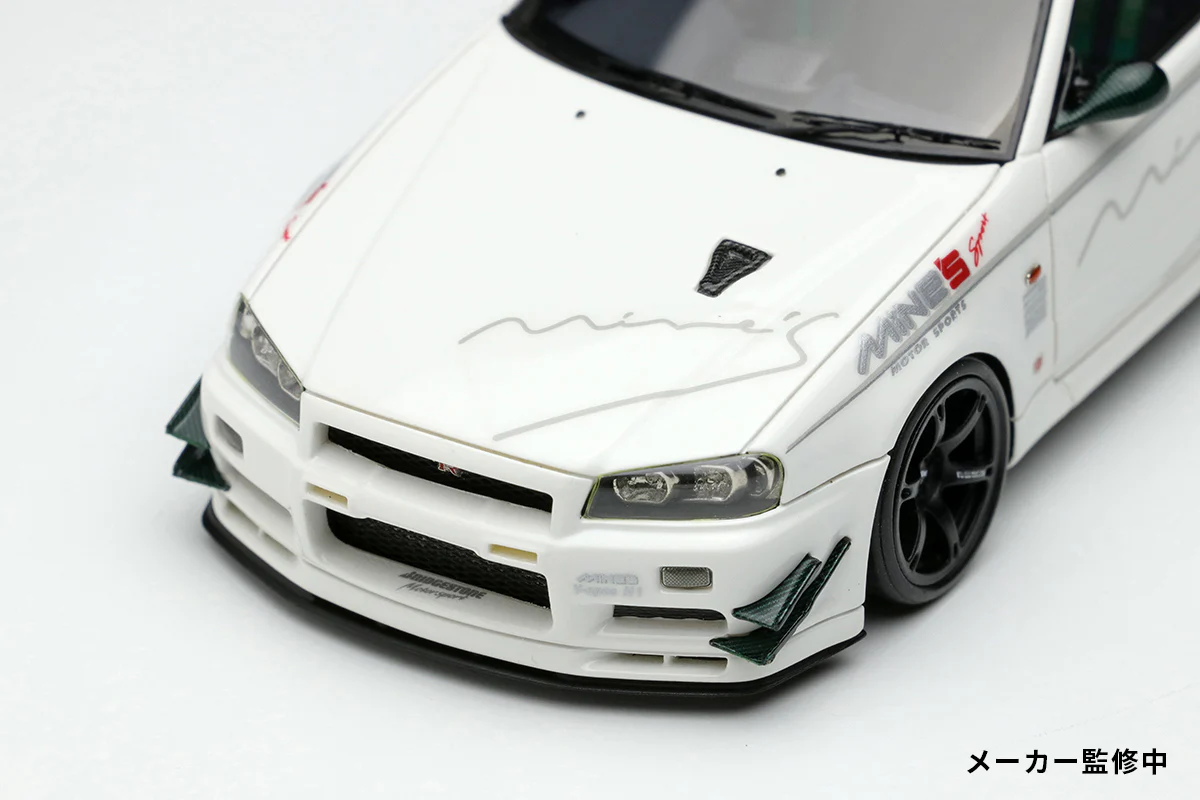 Make Up Co., Ltd / Eidolon 1:43 Nissan Skyline GT-R (BNR34) Mine's V-spec N1 2021 (RAYS Wheel) - Image 3