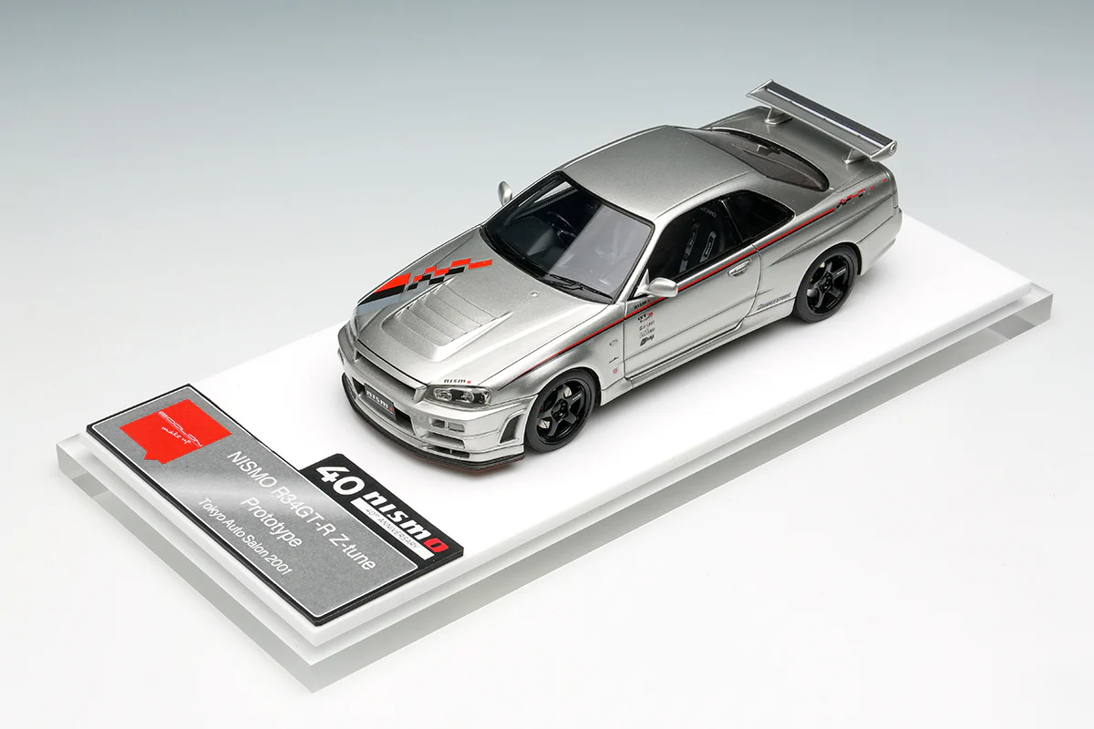 *PREORDER* Make Up Co., Ltd / Eidolon 1:43 Nissan Skyline GT-R (BNR34) Z-Tune Prototype TAS 2001 - Image 9