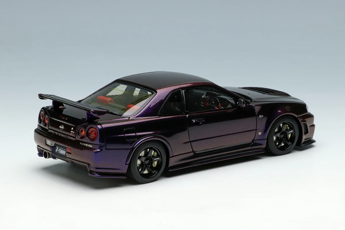 Make Up Co., Ltd / Eidolon 1:43 Nissan Skyline GT-R (R34) NISMO Z-tune 2004 Midnight Purple 3 - Image 2