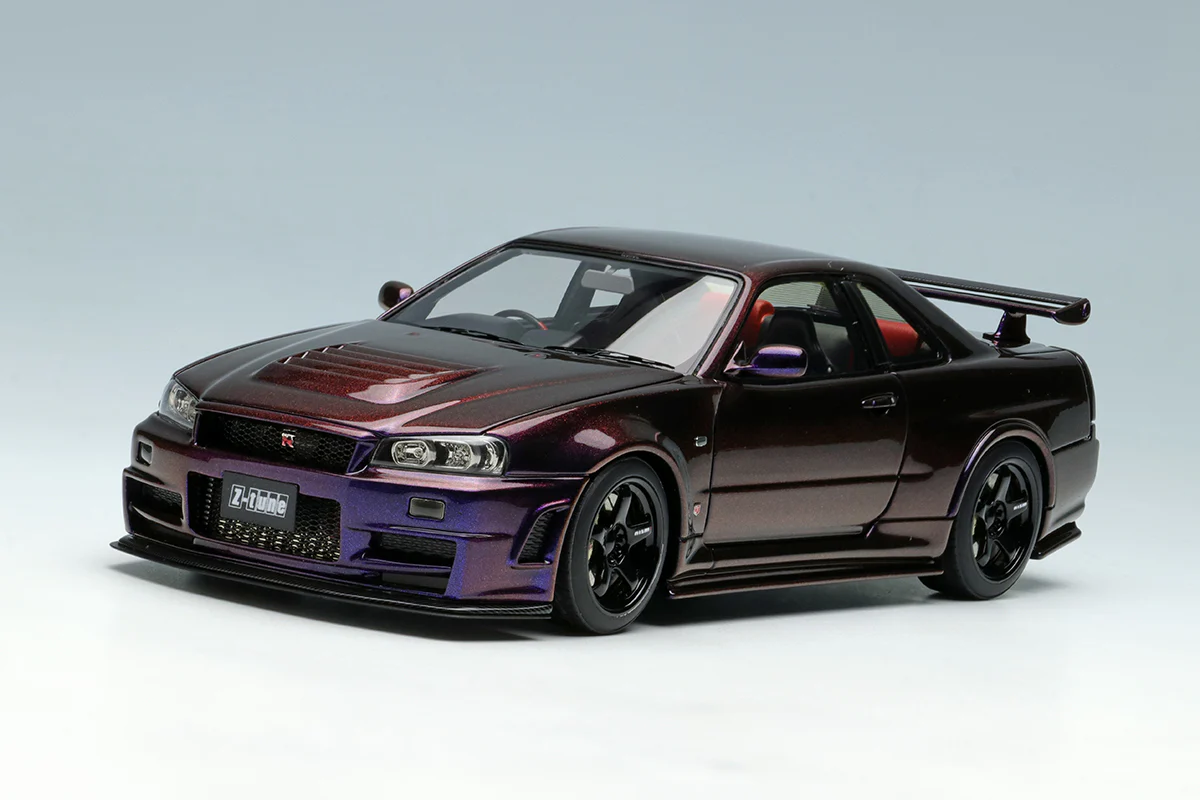 Make Up Co., Ltd / Eidolon 1:43 Nissan Skyline GT-R (R34) NISMO Z-tune 2004 Midnight Purple 3 - Image 3