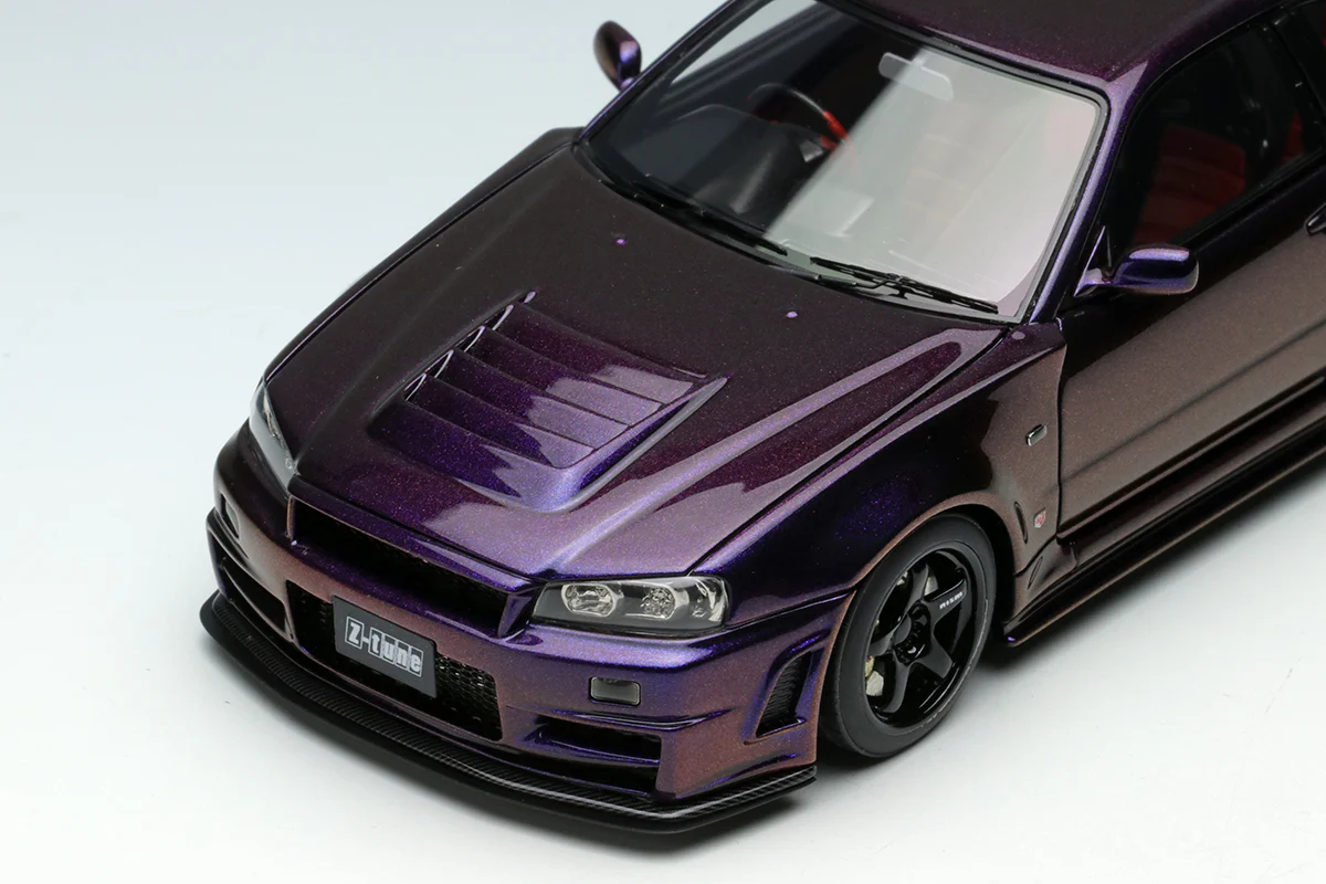 Make Up Co., Ltd / Eidolon 1:43 Nissan Skyline GT-R (R34) NISMO Z-tune 2004 Midnight Purple 3 - Image 4