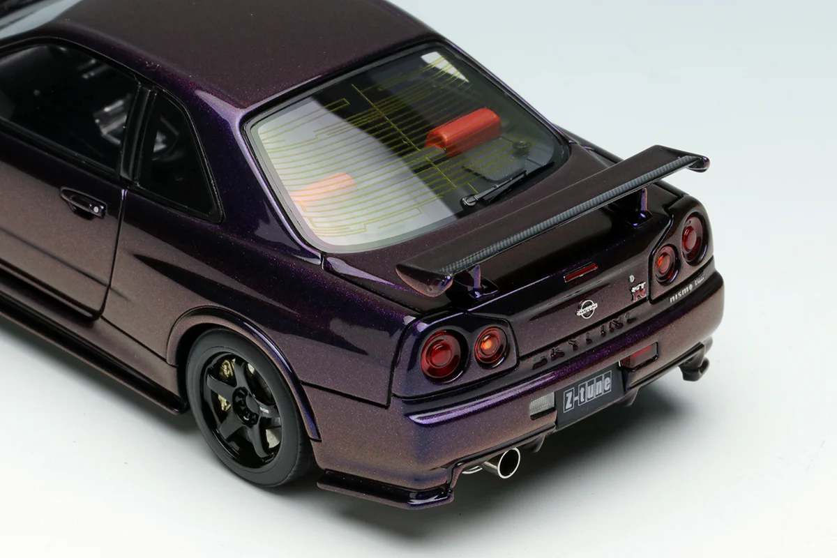 Make Up Co., Ltd / Eidolon 1:43 Nissan Skyline GT-R (R34) NISMO Z-tune 2004 Midnight Purple 3 - Image 5