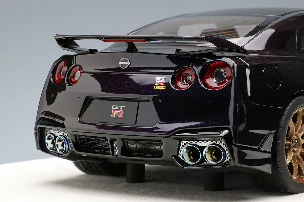Make Up Co., Ltd / IDEA 1:18 Nissan GT-R Premium Edition T-Spec 2024 in Midnight Purple - Image 3