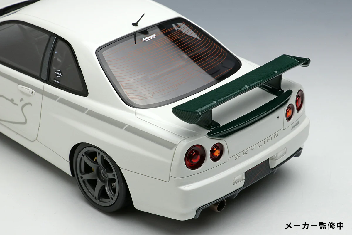 Make Up Co., Ltd / IDEA 1:18 Nissan Skyline GT-R (BNR34) Mine's V-spec N1 2021 (RAYS Wheel) - Image 4