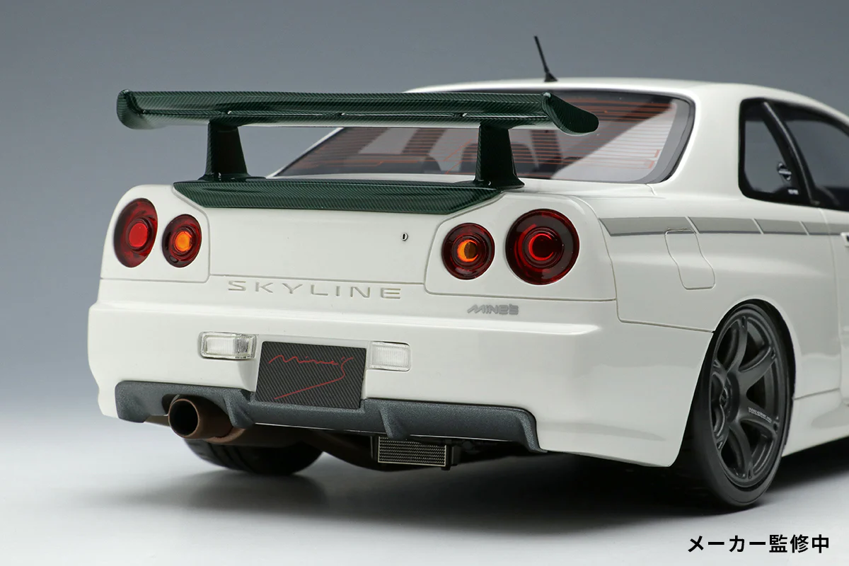 Make Up Co., Ltd / IDEA 1:18 Nissan Skyline GT-R (BNR34) Mine's V-spec N1 2021 (RAYS Wheel) - Image 8