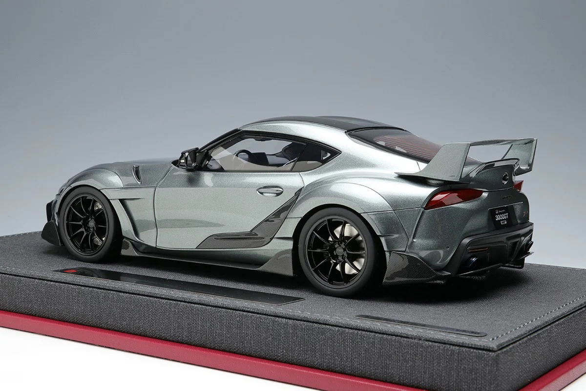 Make Up Co., Ltd / IDEA 1:18 Toyota GR Supra TRD 3000GT Concept Car 2019 in Ice Gray Metallic - Image 2