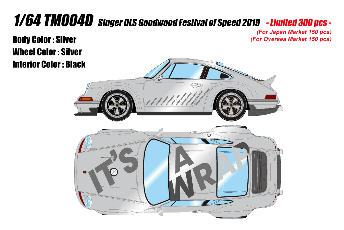 Make Up Co., Ltd / Titan 64 1:64 Porsche 911 (964) Singer DLS - Image 9