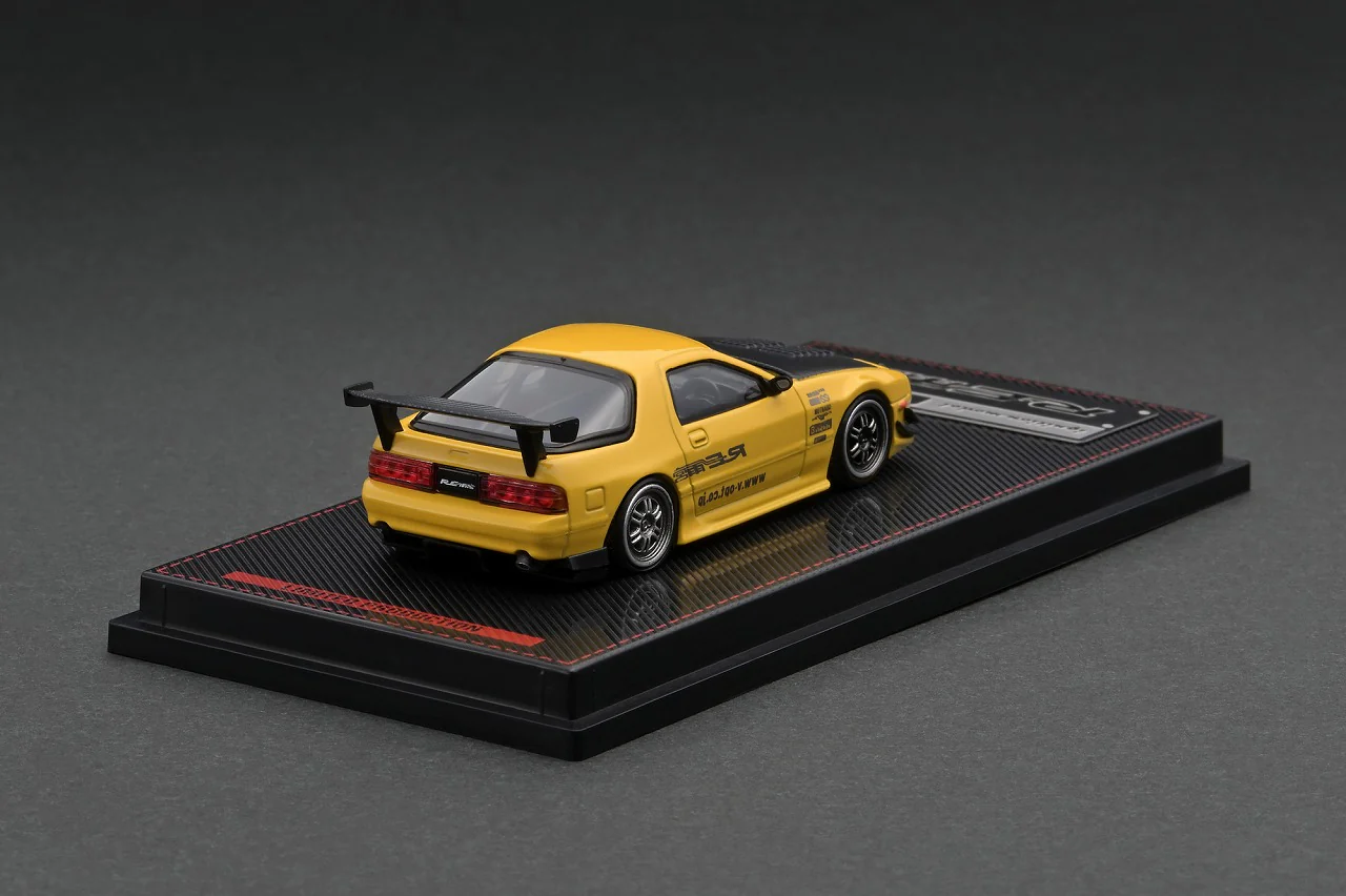 Ignition Model 1:64 Mazda RX-7 (FC3S) RE Amemiya in Yellow - Image 2
