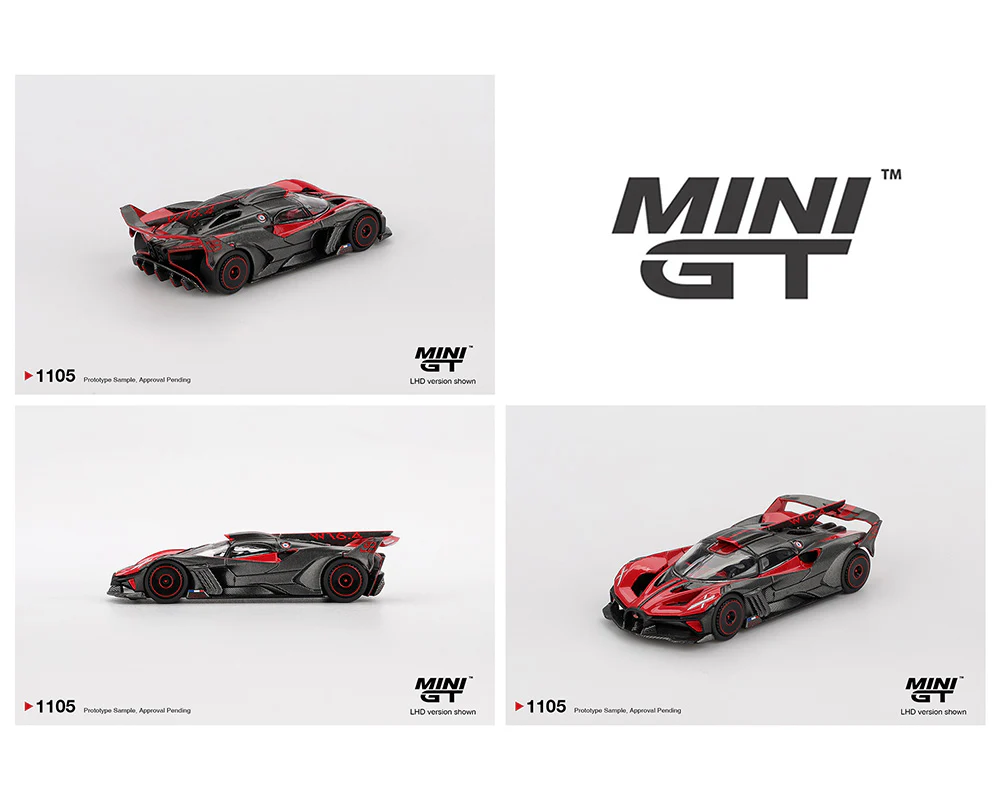 MINI GT 1:64 Bugatti Bolide in Red