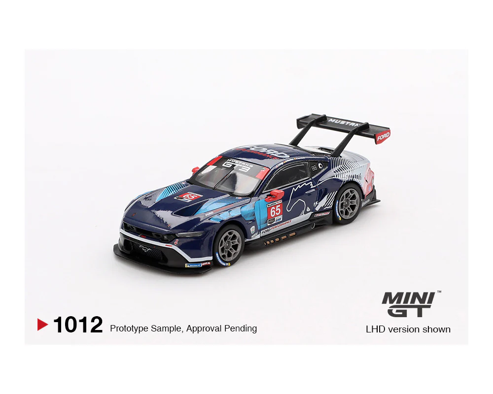 MINI GT 1:64 FFord Mustang GT3 #65 Ford Multimatic Motorsports 2024 IMSA Daytona 24 Hrs