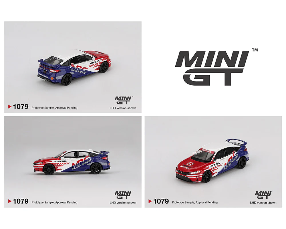 MINI GT 1:64 Honda Civic TYPE R 2024 Pace Car HRC