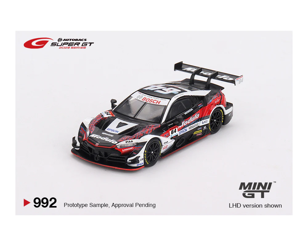 MINI GT 1:64 Japan Exclusive Honda NSX-GT “Type S” GT500 #64 “Modulo NSX-GT” Modulo Nakajima Racing 2023 SUPER GT Series - Image 2
