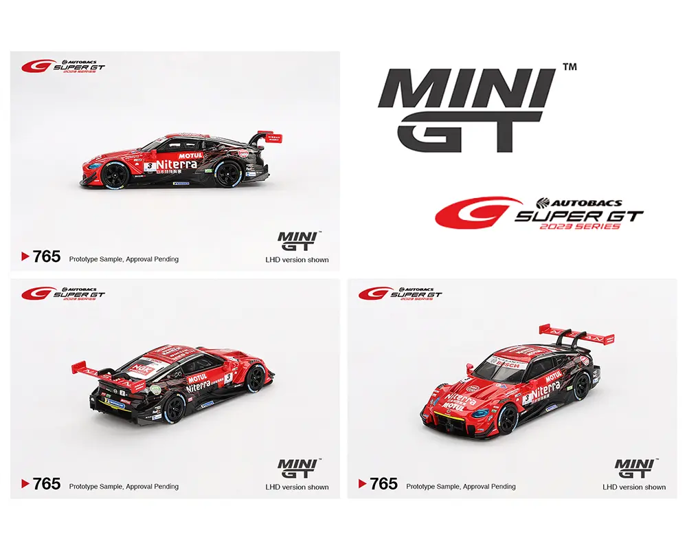 MINI GT 1:64 Japan Exclusive Nissan Z GT500 #3 “Niterra MOTUL Z” NDDP RACING 2023 SUPER GT SERIES Series - Image 2