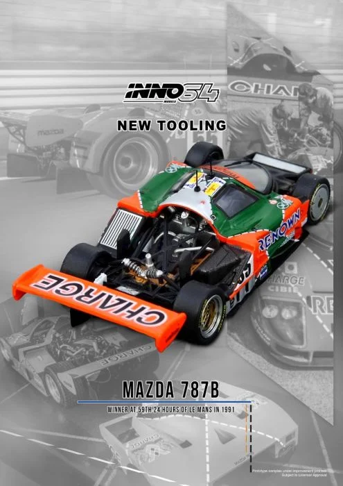 *PREORDER* INNO64 1:64 Mazda 787B Winner At 24 Hours Le Mans 1991 - Image 2