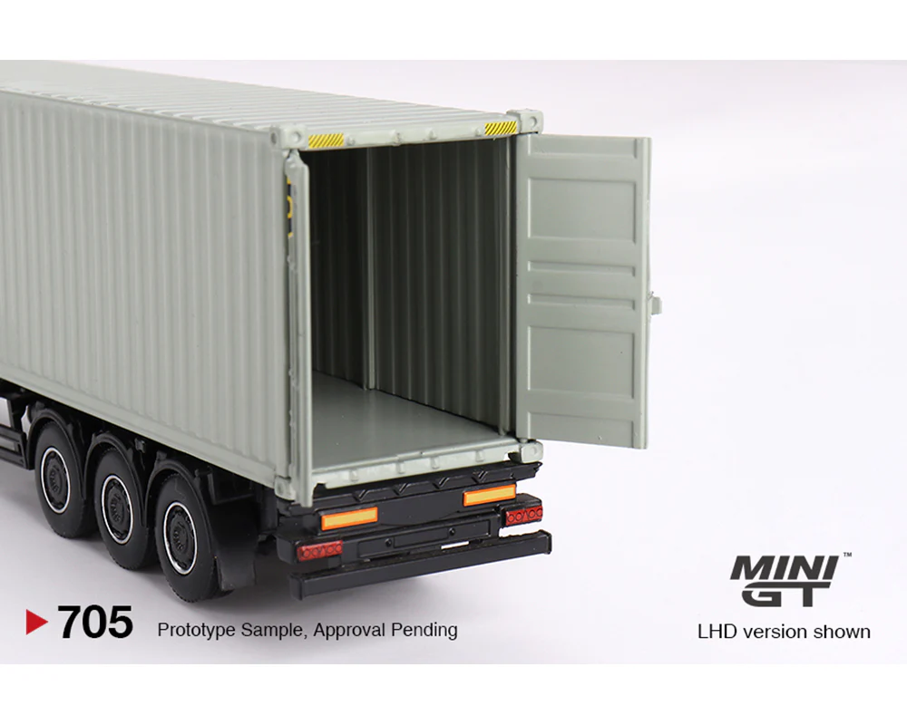 MINI GT 1/64 Mercedes-Benz Actros with 40 Ft Dry Container – UPS Europe - Image 5
