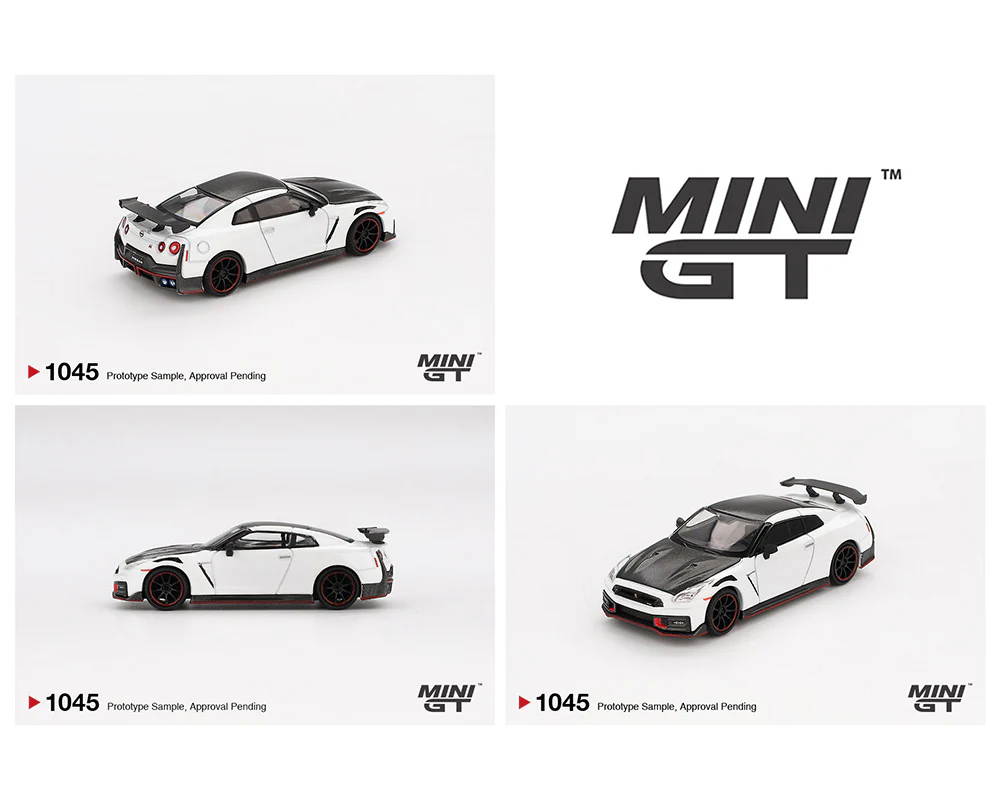 MINI GT 1:64 Nissan GT-R NISMO 2024 in Brilliant White Pearl - Image 2