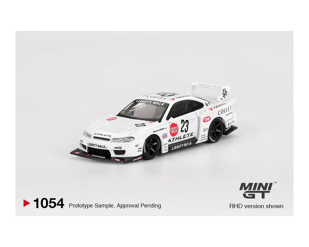 MINI GT 1:64 Nissan LB-Super Silhouette S15 SILVIA ATHLETE in White