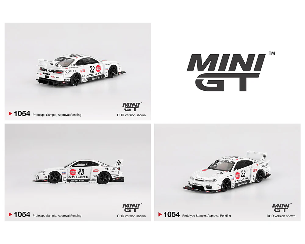 MINI GT 1:64 Nissan LB-Super Silhouette S15 SILVIA ATHLETE in White - Image 2