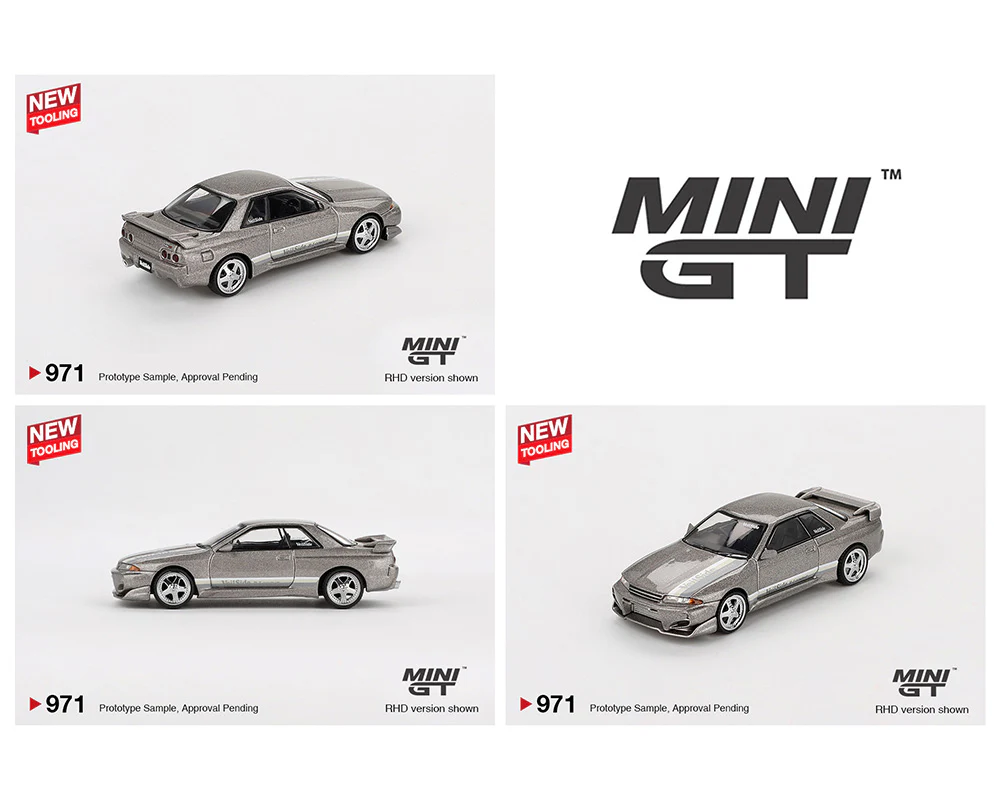 MINI GT 1:64 Nissan Skyline GT-R (R32) Combat C-I Veilside in Combat Grey - Image 2