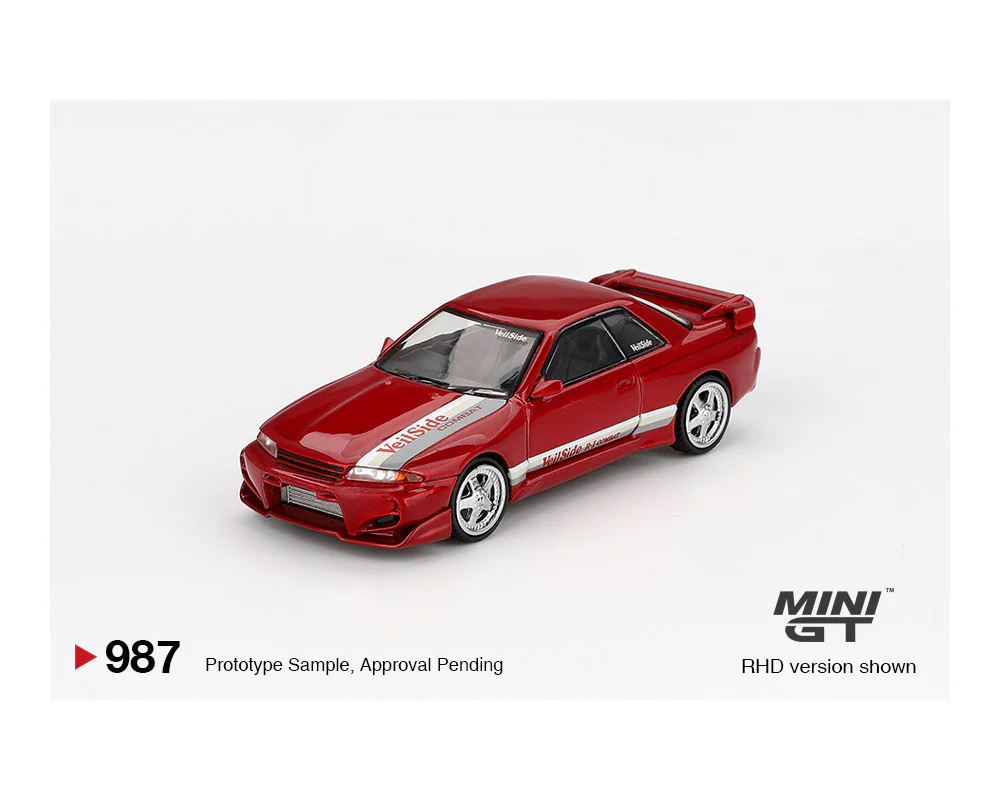 MINI GT 1:64 Nissan Skyline GT-R (R32) Combat C-I Veilside in Gem Red - Image 2