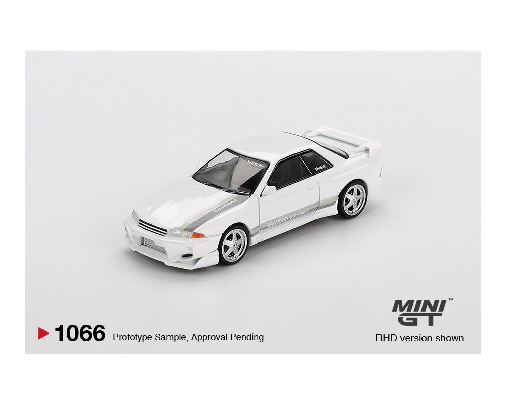 MINI GT 1:64 Nissan Skyline GT-R (R32) Combat C-I Veilside in White