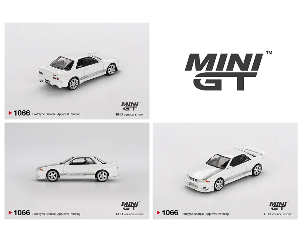 MINI GT 1:64 Nissan Skyline GT-R (R32) Combat C-I Veilside in White - Image 2
