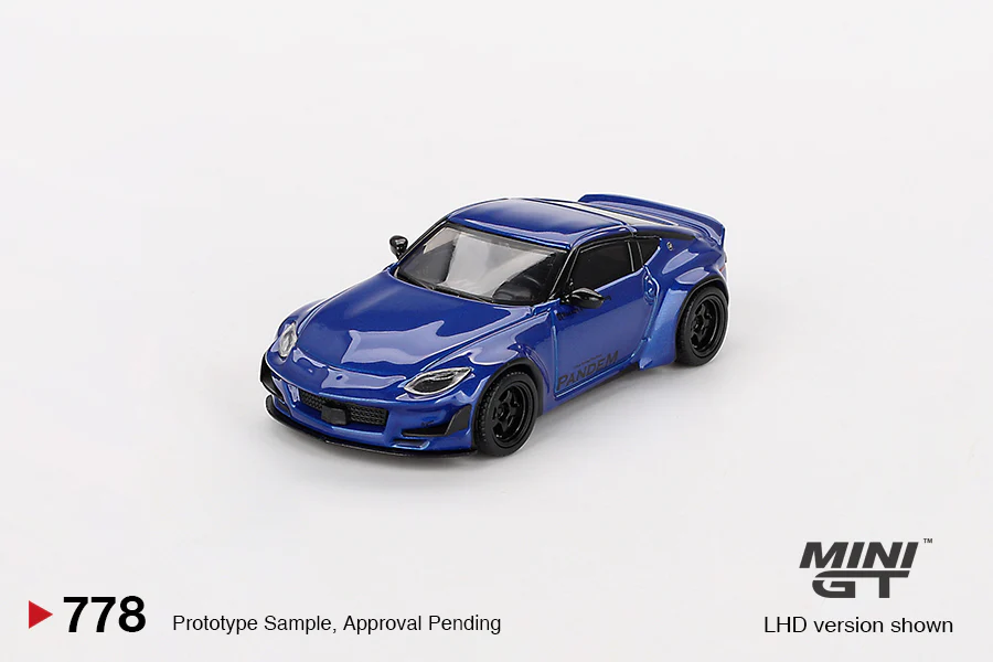 MINI GT 1:64 Nissan Z Pandem in Seiran Blue