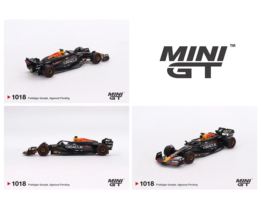 MINI GT 1:64 Oracle Red Bull Racing RB20 #1 Max Verstappen 2024 F1 2024 Bahrain GP Winner - Image 2