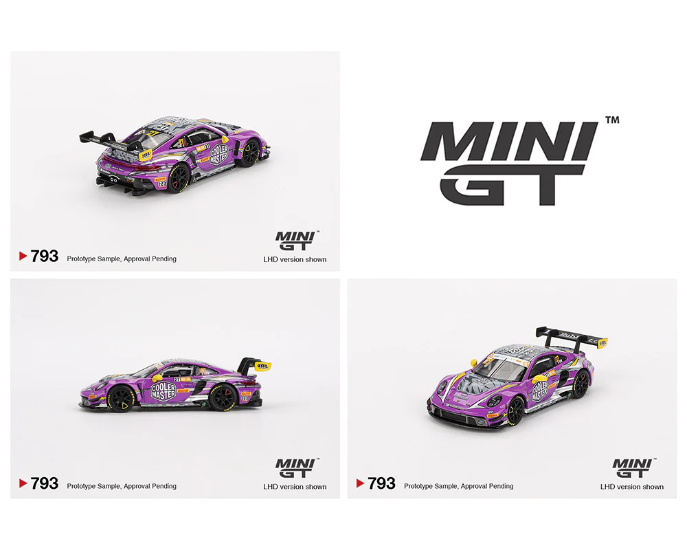 MINI GT 1:64 Porsche 911 GT3 R #27 HubAuto Racing 2023 FIA GT World Cup 70th Macau Grand Prix - Image 2