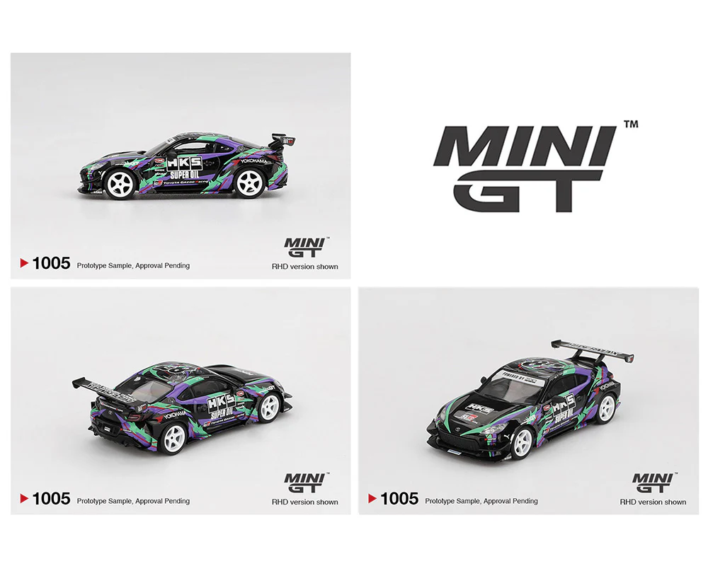 MINI GT 1:64 Toyota GR86 HKS TYPE R 2022 Tokyo Auto Salon
