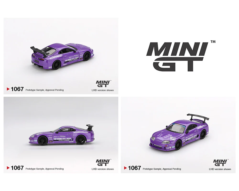 MINI GT 1:64 Toyota Supra (JZA80) TOP SECRET in Purple - Image 2