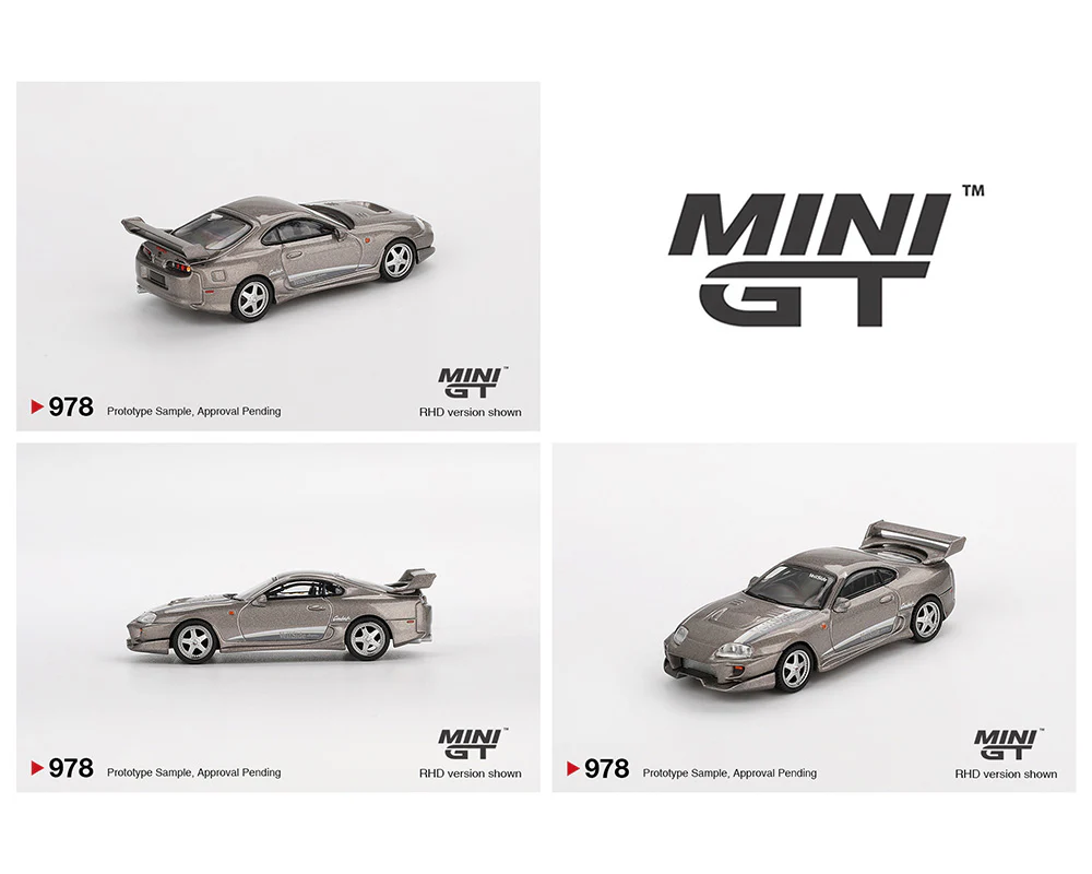 MINI GT 1:64 Toyota Supra VeilSide Combat V-II in Combat Grey - Image 2