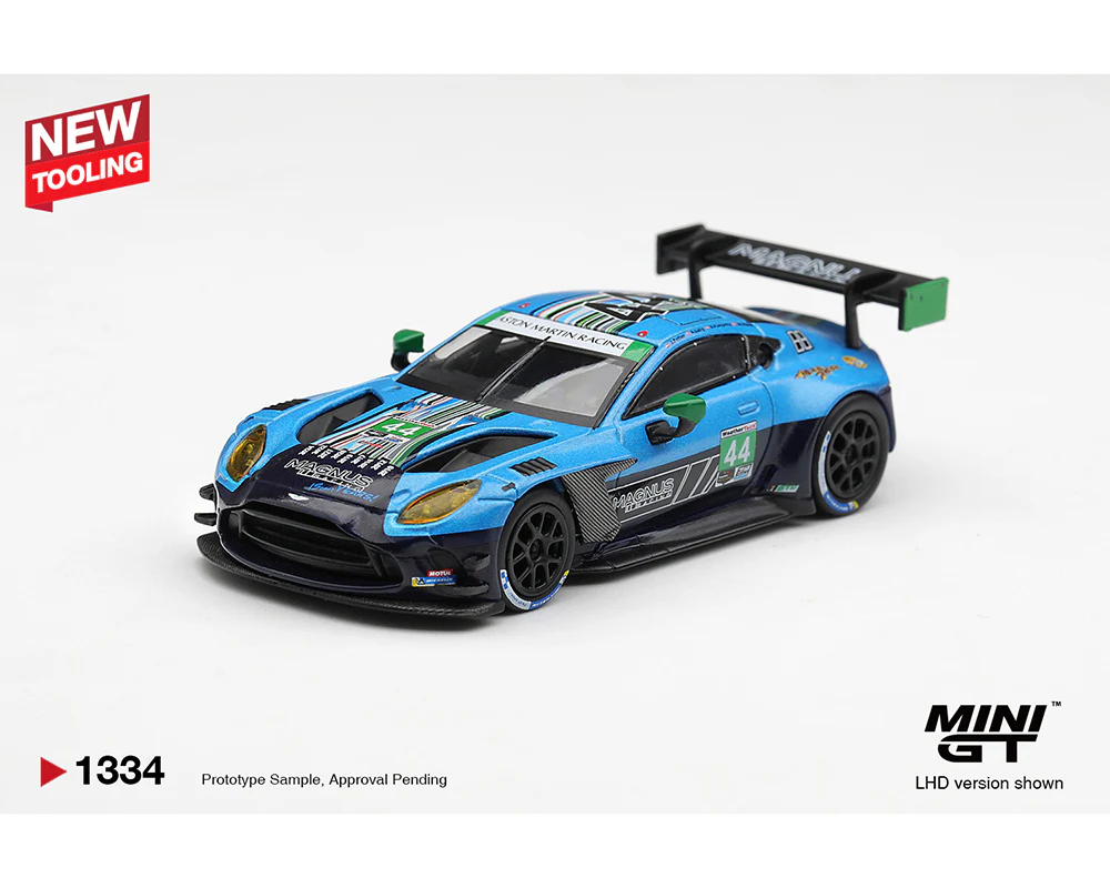 *PREORDER* MINIGT 1:64 Aston Martin Vantage GT3 Evo #44 Magnus Racing 2025 IMSA Daytona 24 Hrs - Image 2
