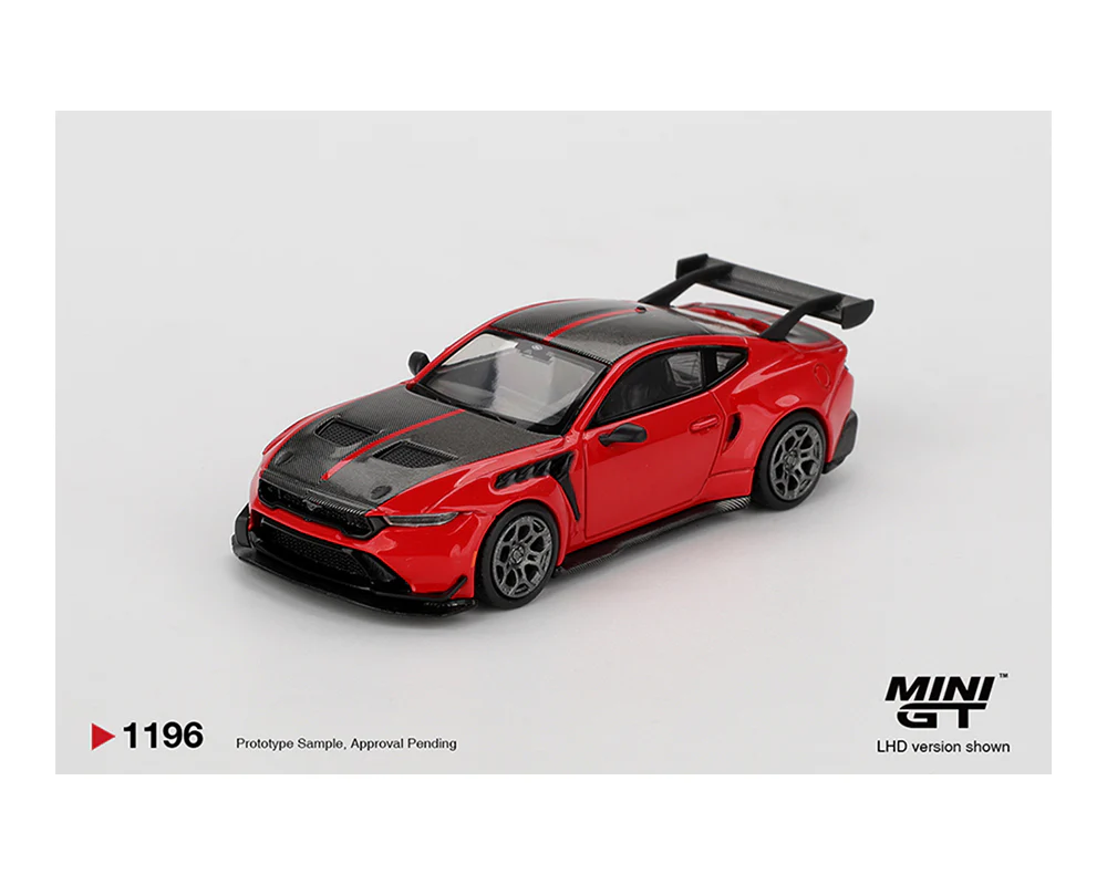 *PREORDER* MINIGT 1:64 Ford Mustang GTD in Race Red - Image 2