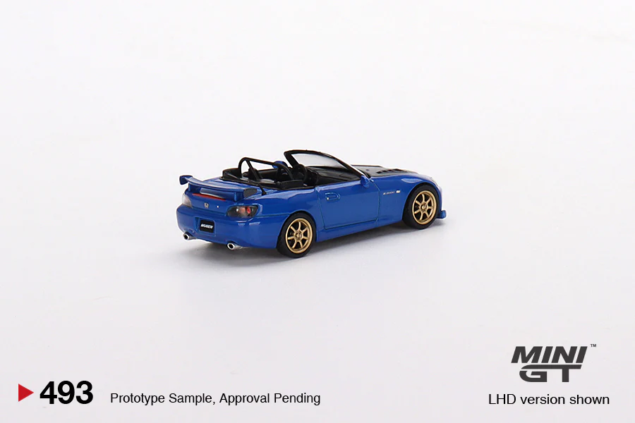 MINIGT 1:64 Honda S2000 (AP2) MUGEN in Monte Carlo Blue Pearl - Image 2