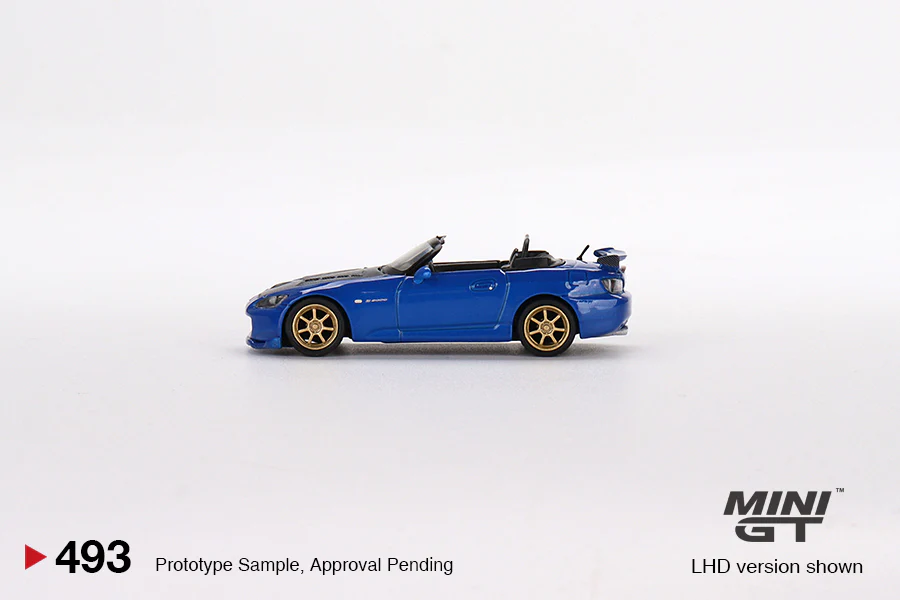 MINIGT 1:64 Honda S2000 (AP2) MUGEN in Monte Carlo Blue Pearl - Image 3