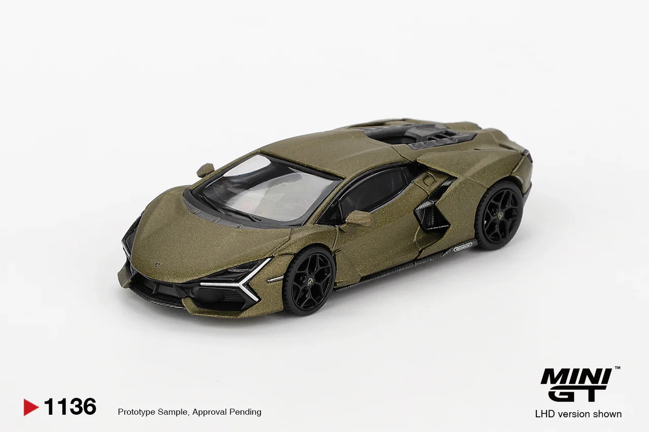 *PREORDER* MINIGT 1:64 Lamborghini Revuelto Verde Gea in Matte Green - Image 2