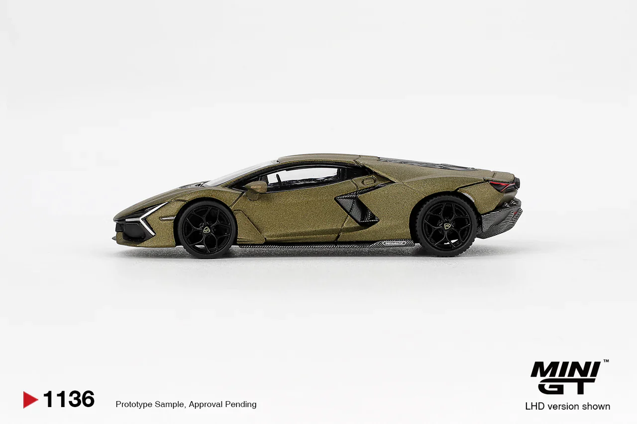 *PREORDER* MINIGT 1:64 Lamborghini Revuelto Verde Gea in Matte Green - Image 3