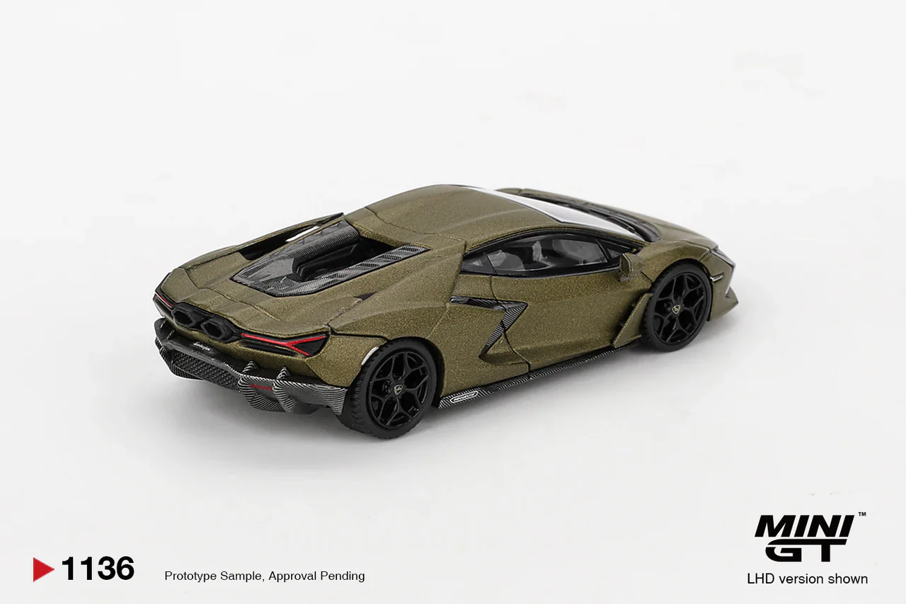 *PREORDER* MINIGT 1:64 Lamborghini Revuelto Verde Gea in Matte Green - Image 4