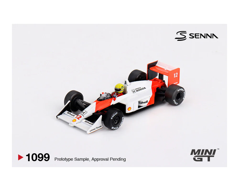 *PREORDER*MINIGT 1:64 McLaren MP4/4 #12 Ayrton Senna 1988 Japanese Grand Prix Winner - Image 2