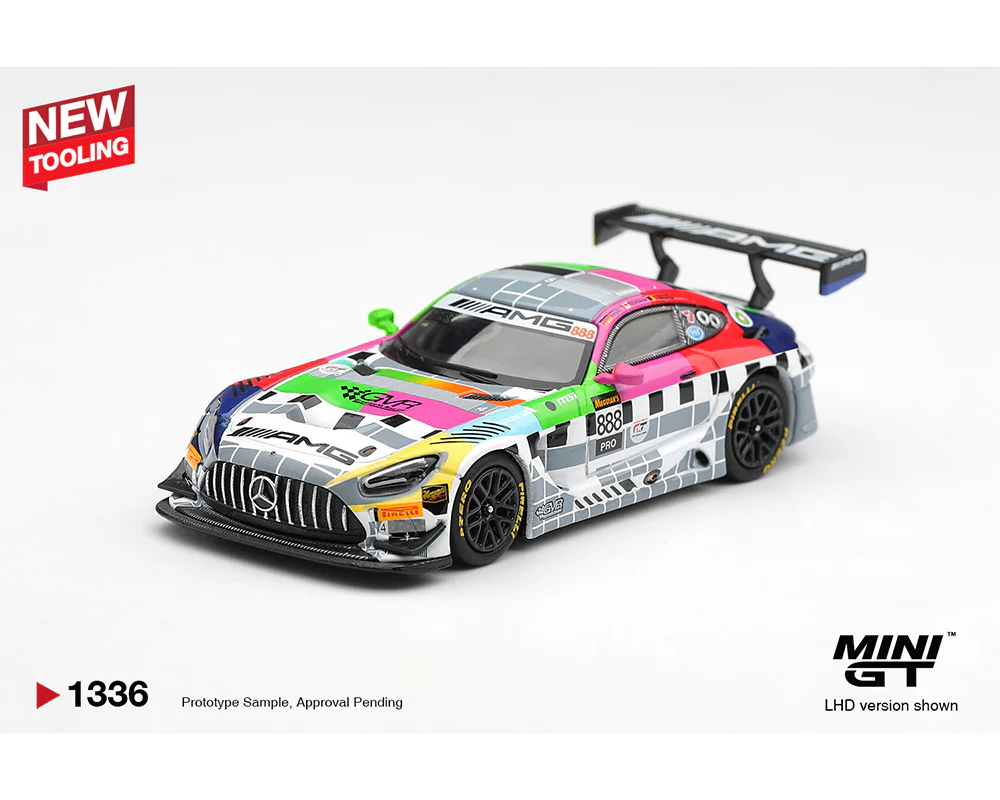 *PREORDER* MINIGT 1:64 Mercedes-AMG GT3 #888 Mercedes-AMG Team GMR Meguiar´s Bathurst 12 Hour 2025 - Image 2