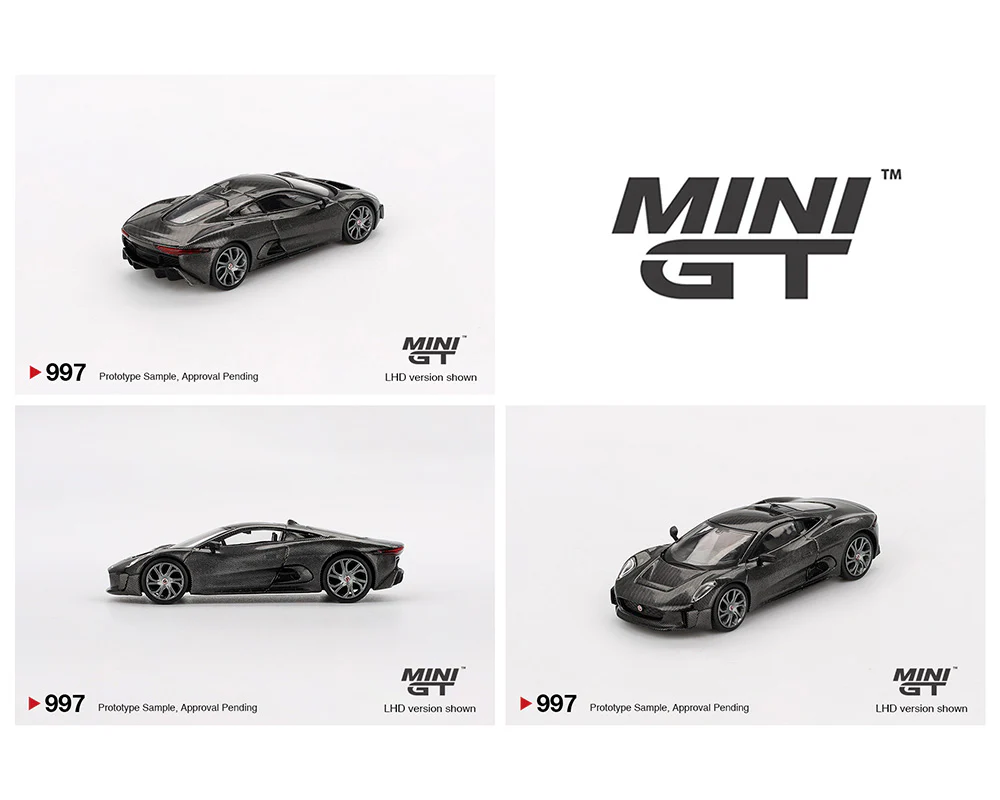 MINIGT 1:64 Jaguar C-X75 Test Car in Black - Image 2