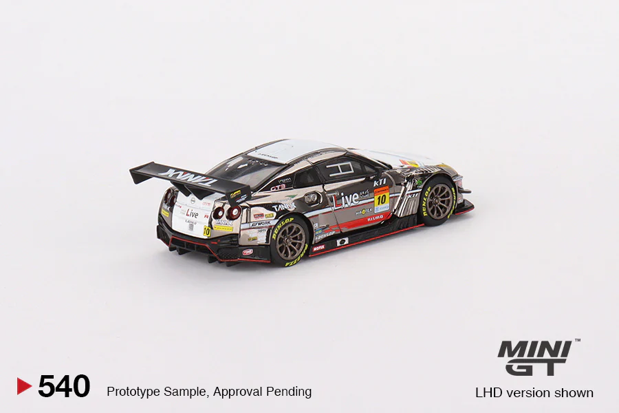 MINIGT 1:64 Nissan GT-R NISMO GT3 #10 TANAX GAINER 2022 Super GT Series Japan Exclusive in Black - Image 3