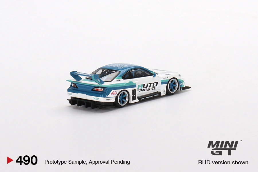 MINIGT 1:64 Nissan Silvia (S15) LBWK Super Silhouette Auto Finesse - Image 3