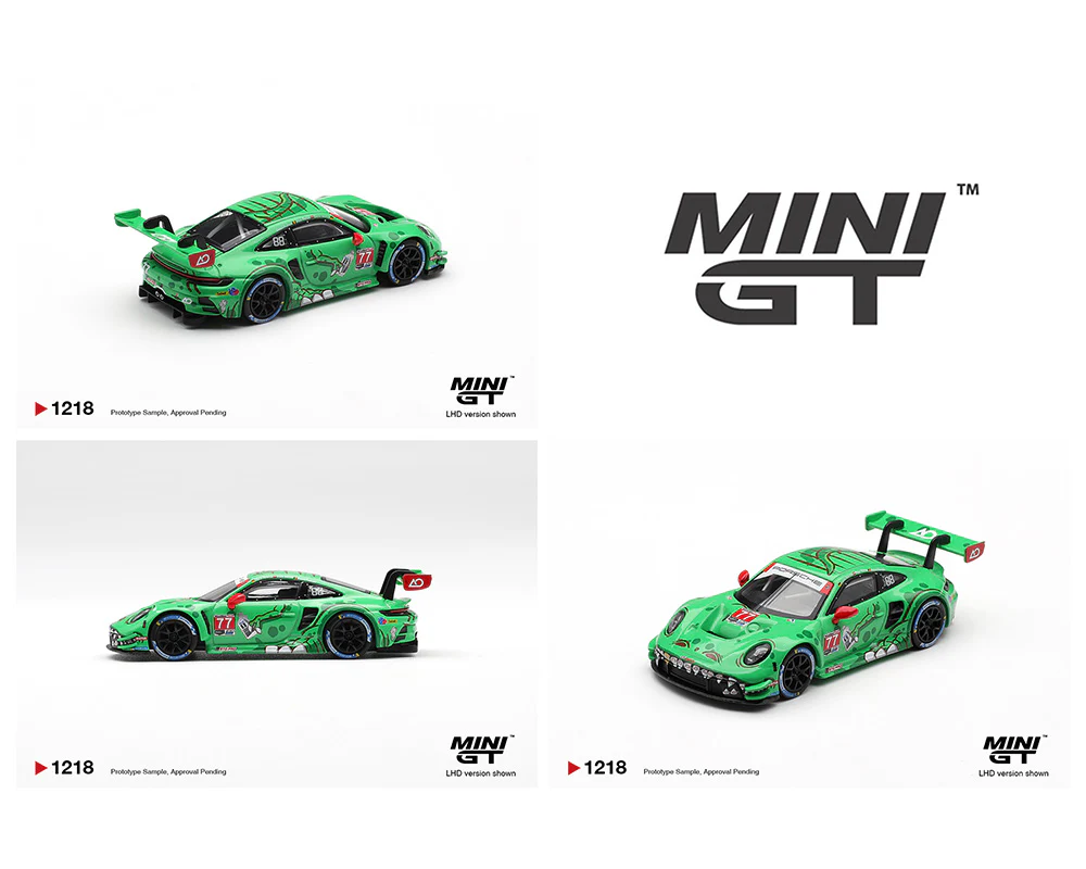 *PREORDER* MINIGT 1:64 Porsche 911 GT3 R (992) #77 AO Racing 2025 IMSA Sebring 12 Hrs Class Winner - Image 2