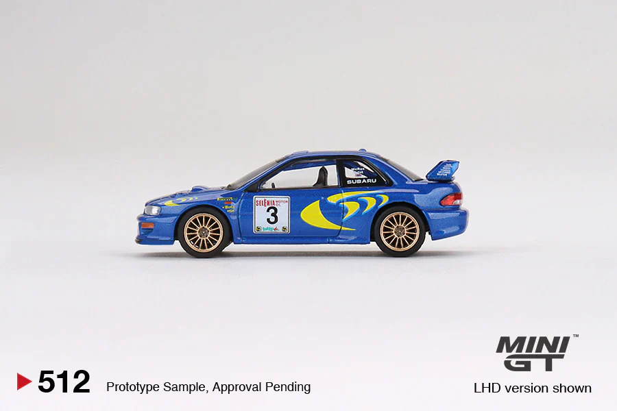 MINIGT 1:64 Subaru Impreza WRC97 1997 Rally Sanremo Winner #3 - Image 2