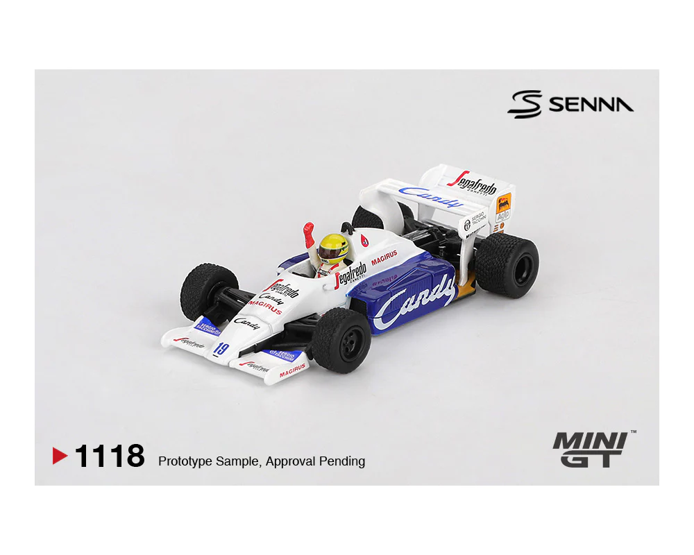 *PREORDER*MINIGT 1:64 Toleman TG184 #19 Ayrton Senna 1984 Monaco Grand Prix 2nd Place - Image 2