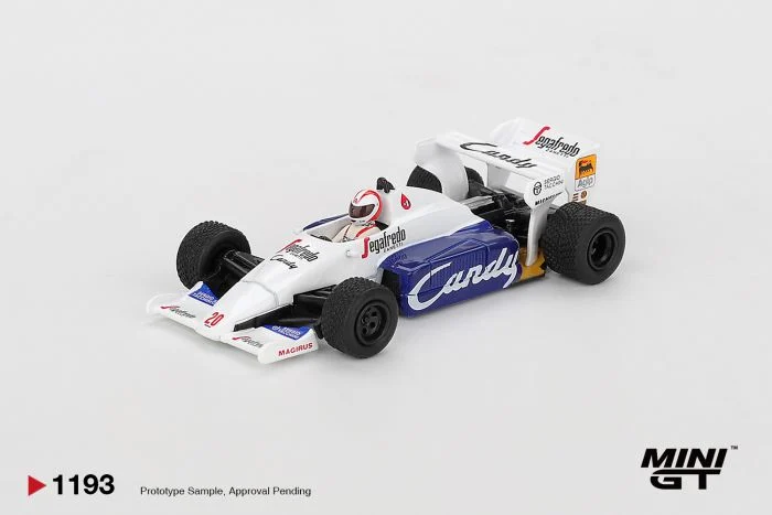 *PREORDER* MINIGT 1:64 Toleman TG184 #20 Johnny Cecotto 1984 Monaco Grand Prix in White - Image 2
